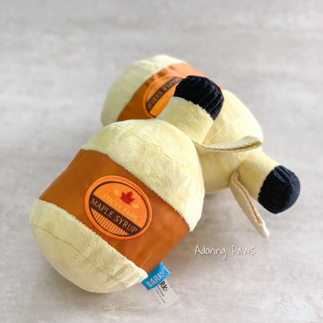 Pancake deals dog toy