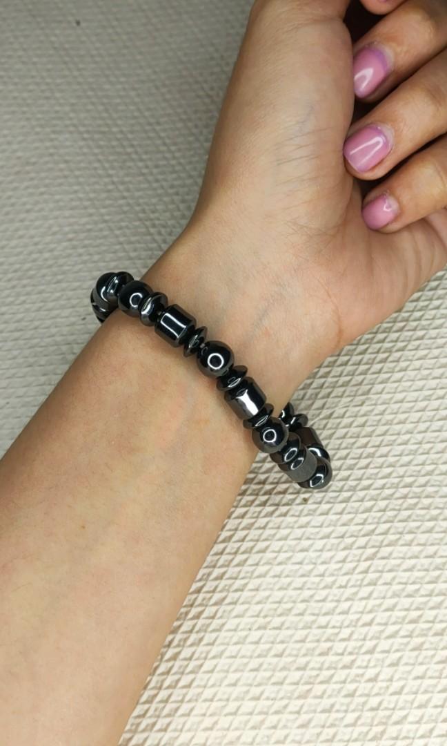 Blue Beaded Bracelet / Black Magnetic Bracelet (Category: Bracelets) located in Manila. Submitted by _shhh (Listing ID 1135382136, Image 3). Description: ‼️PRICE NEGOTIABLE‼️ PAYMENT VIA PAYMAYA, UNIONBANK OR BPI - no shopee checkout, no COD - - shipping must be shouldered by the buyer or pay extra +100 for delivery within metro manila.