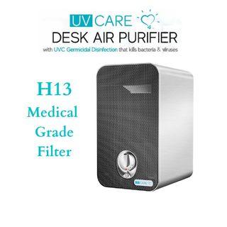 Brand new UV Care Desk Air Purifier against Virus Germs Pollution Air Cleaner