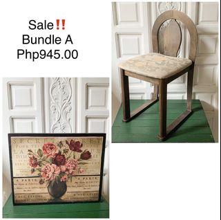 Bundle Sale Rattan basket/Chair/Wall decor