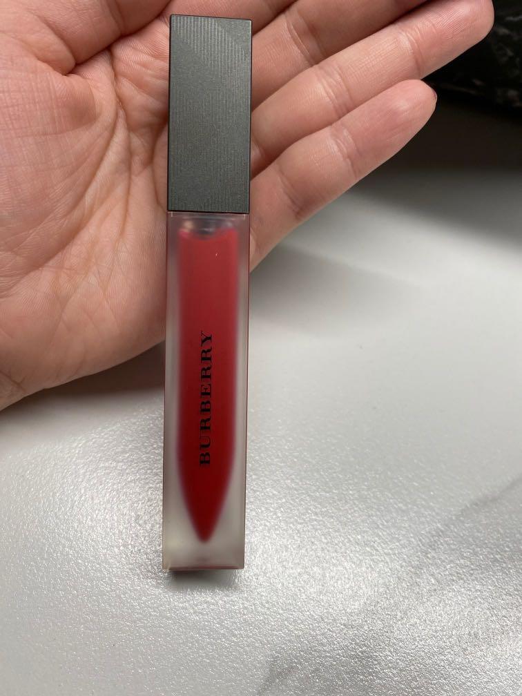 Burberry liquid lip velvet military red store