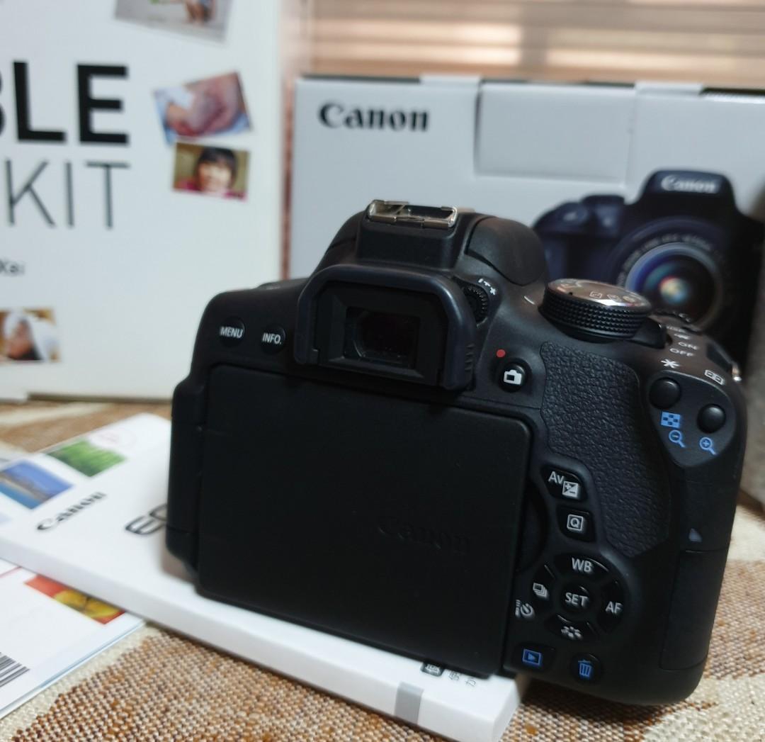 Canon EOS Kiss X8i Double Zoom kit 750d