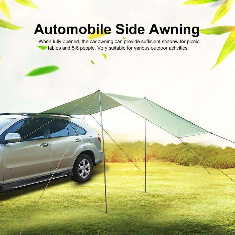 Car Awning Waterproof Garden Beach Umbrella Travel Camping Tent Sports Equipment Hiking Camping on Carousell