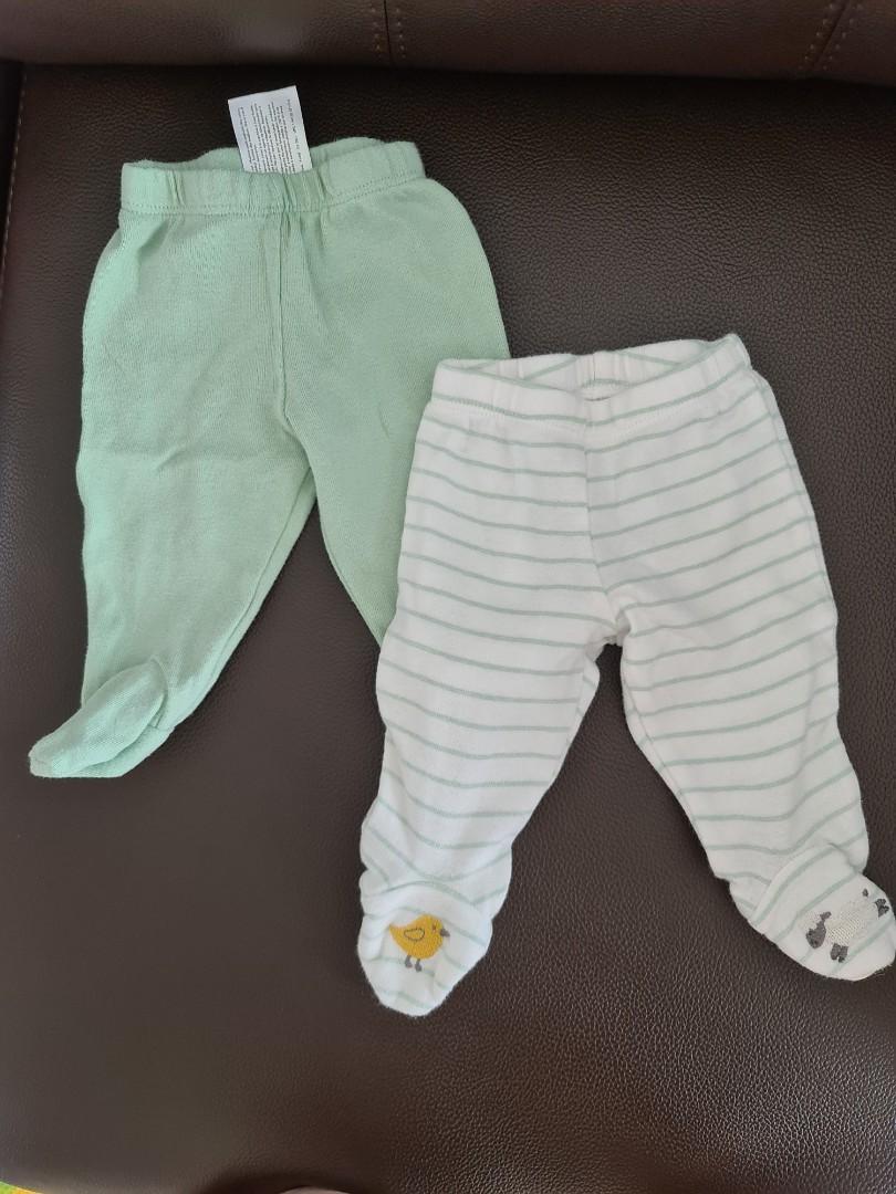 Carters best sale footed pants