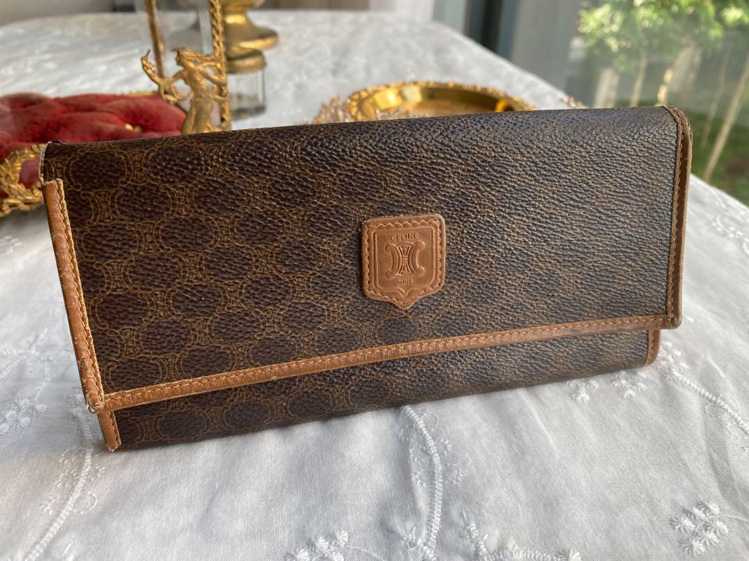 Celine Vintage Wallet Authentic Heavily Used