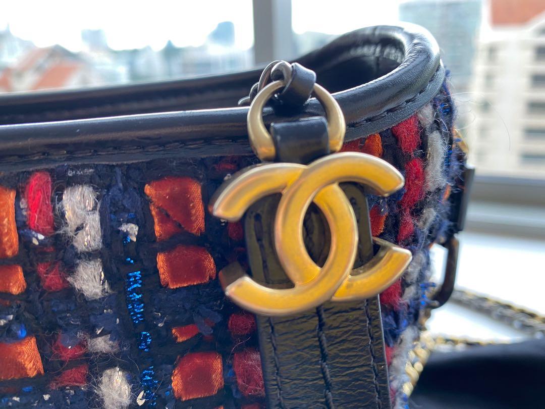 2018 Limited Collection !! Chanel 25867478 Multicolor Tweed Small Gabrielle  Hobo Bag