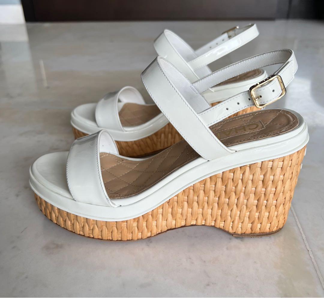 Chanel wedges
