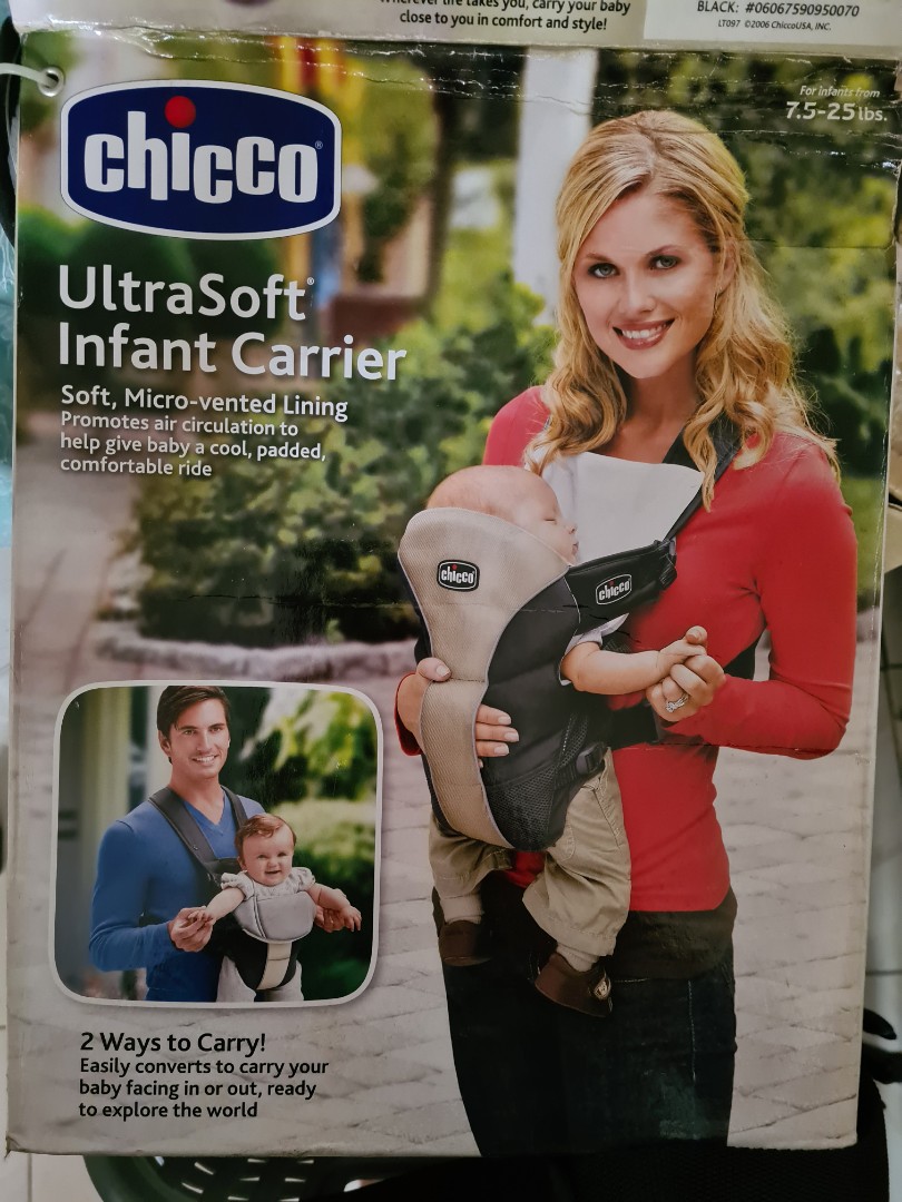 Chicco carrier, Babies & Kids, Going Out, Carriers & Slings on Carousell