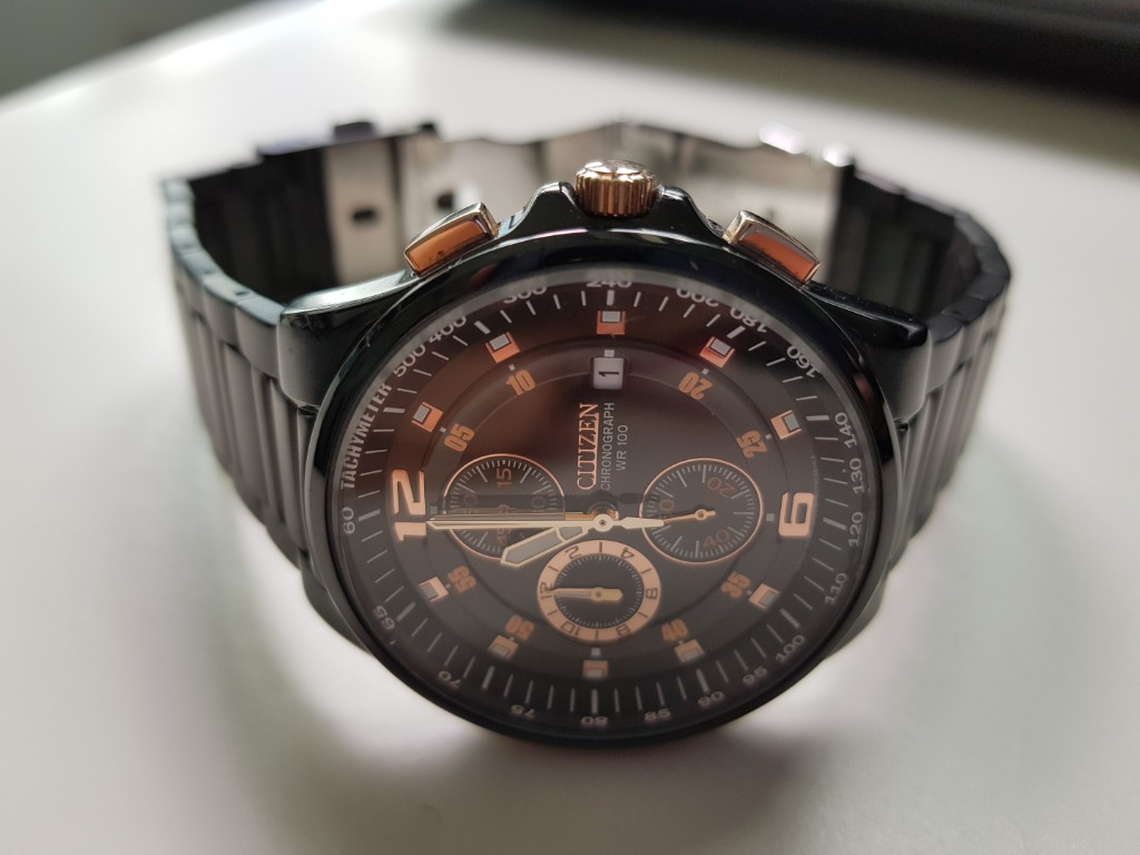 Citizen watch chronograph wr100 outlet