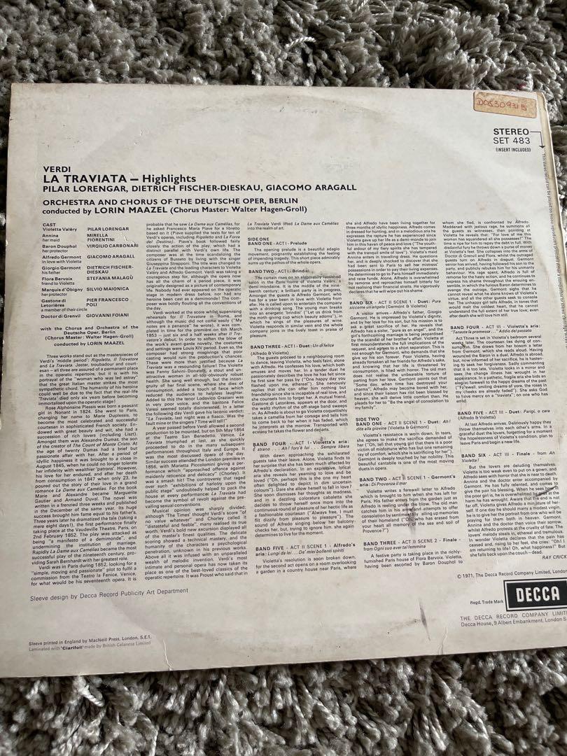 Classical : Verdi La Traviata highlight / Maazel Hobbies Toys Music