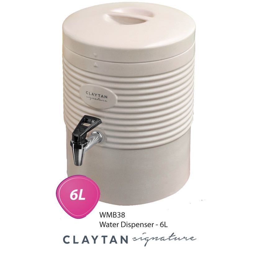 Claytan Ceramic Water Dispenser 6L, Furniture & Home Living