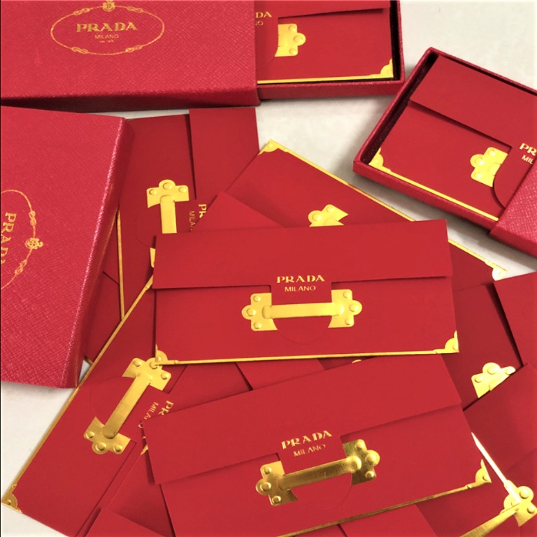 PRADA red packet & playing card box set for the year of OX