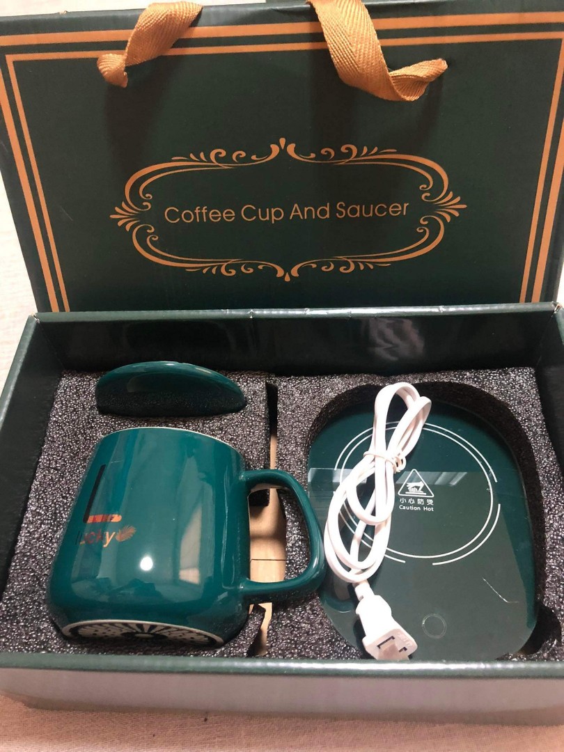 Coffee cup and saucer ( electric), Furniture & Home Living, Kitchenware