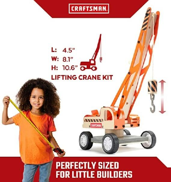 Craftsman Kids Lifting Crane Kit, Hobbies & Toys, Toys & Games on Carousell