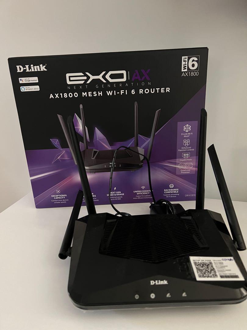 D Link AX1800 Meah Wi Fi Router, Computers & Tech, Parts & Accessories ...