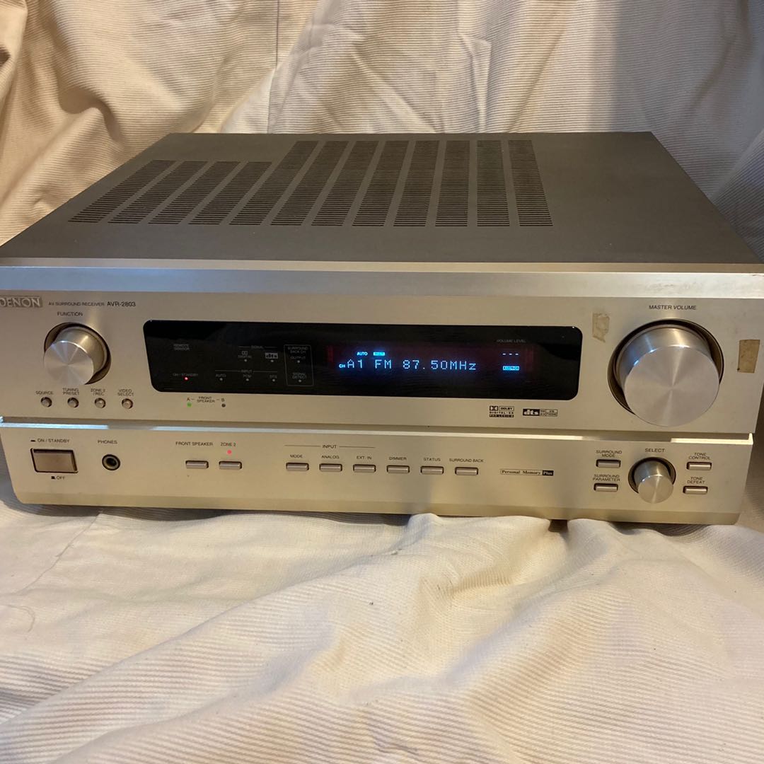 DENON AVR2803 AV SURROUND RECEIVER Amplifier 自由定價快取優先, 音響器材, Soundbar