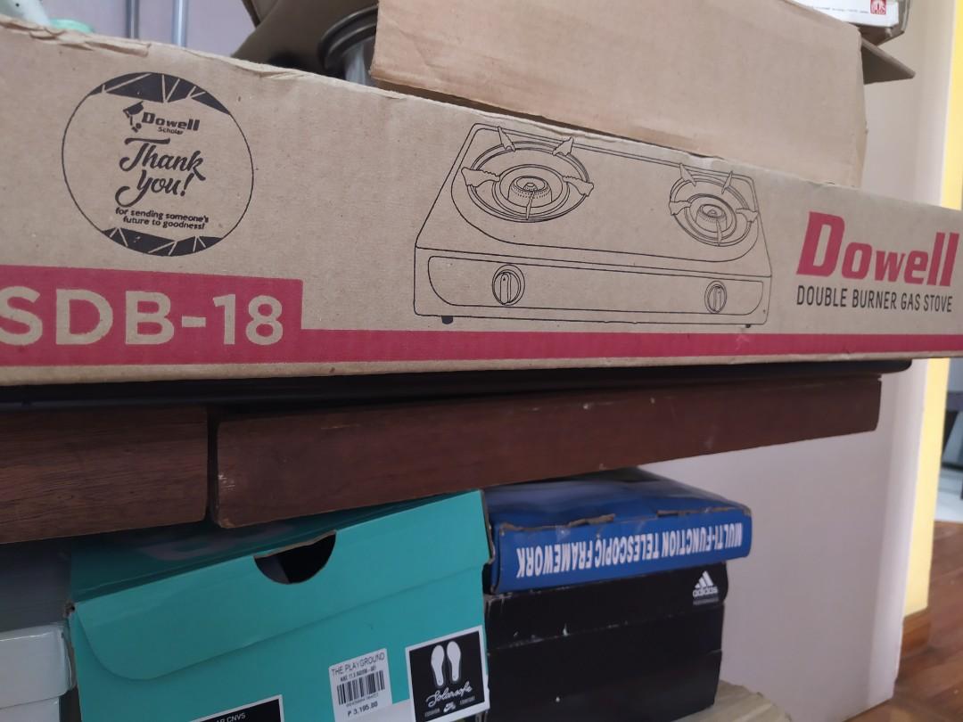 Dowell Double Burner Gas Stove SDB18, TV & Home Appliances, Kitchen