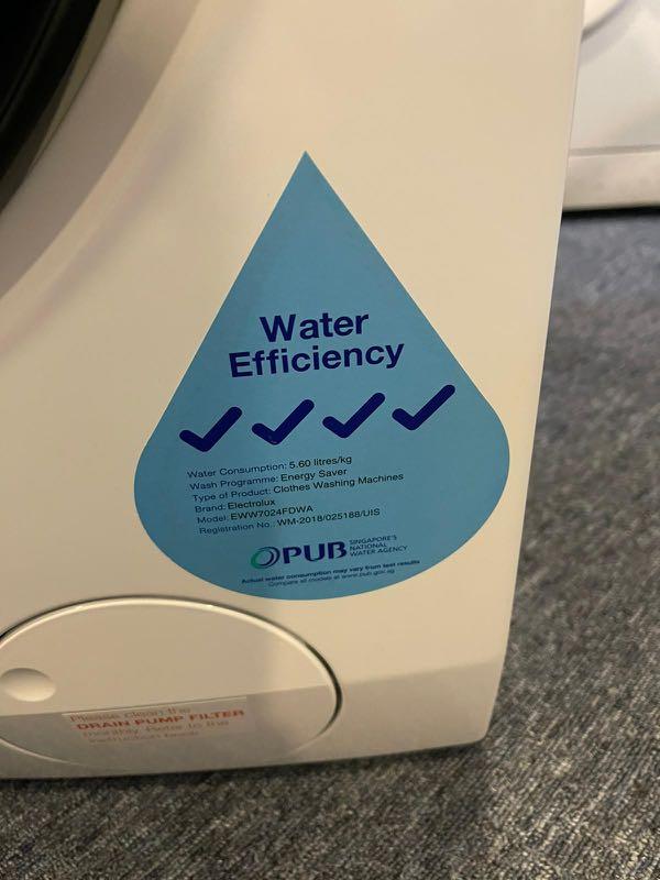 ELECTROLUX EWW7024FDWA FRONT LOAD WASHER & DRYER (7/5KG) Condition 8/10