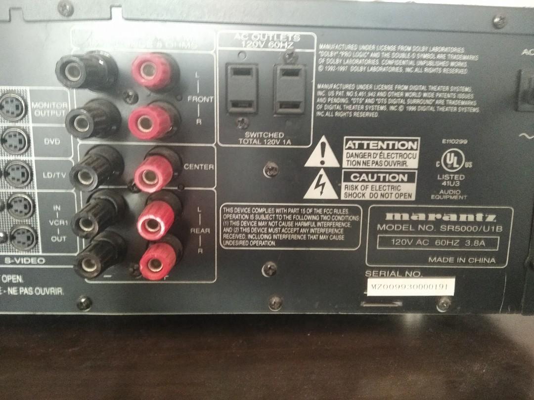 FAULTY MARANTZ SURROUND AMP, Audio, Soundbars, Speakers & Amplifiers on