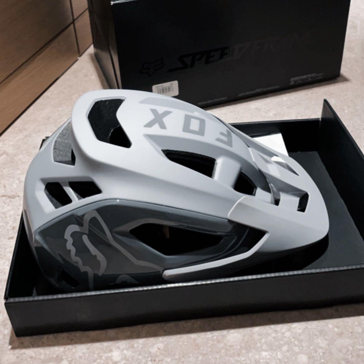 Fox Racing Speedframe Pro MTB Helmet MIPS Pewter S
