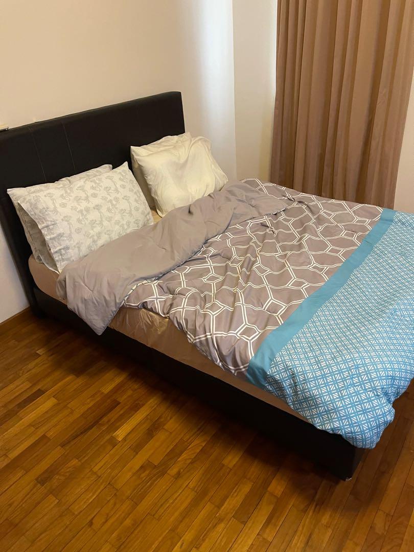 FREE Bed Frame with mattress, Furniture & Home Living, Furniture, Bed