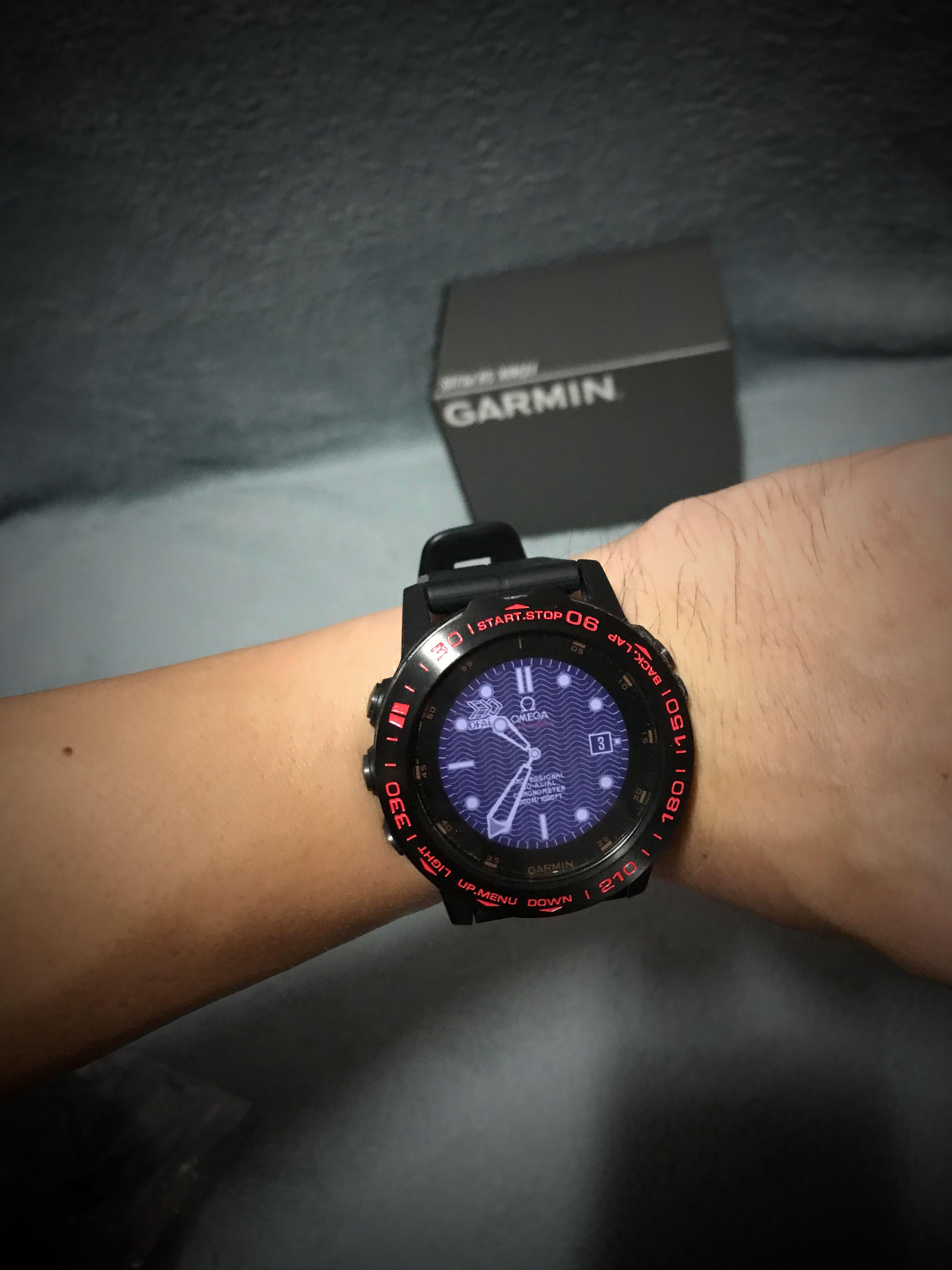 Garmin fenix 5x plus carbon gray dlc discount titanium with dlc titanium band