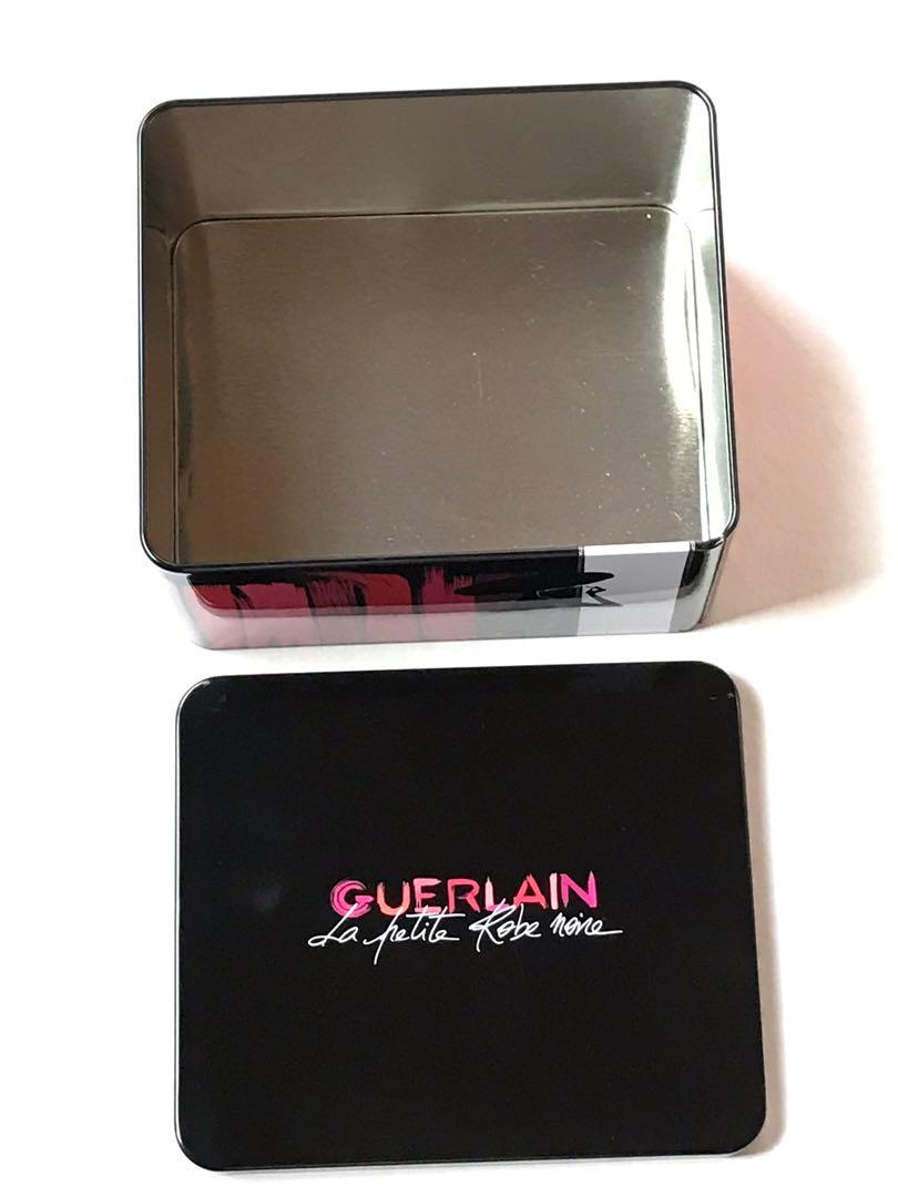 Guerlain Paris La Petite Robe Noire Multipurpose Tin (Category: Makeup) located in Mandaluyong City. Submitted by iyasellsph (Listing ID 1135382047, Image 3). Description: Guerlain Paris La Petite Robe Noire Multipurpose Tin Reduced from P750 VIP Gift 4.5x5.5x3" Brand new, flawless! Good for keeping lipsticks and compact powder & blushers.
