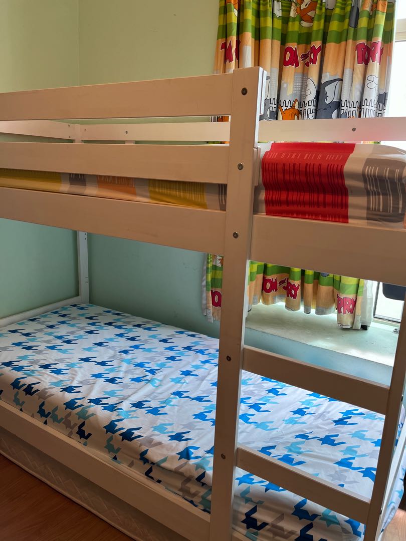 IKEA bunk bed frame MYDAL, Furniture & Home Living, Furniture, Bed