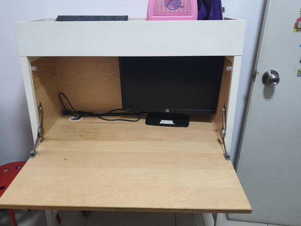 Foldable computer desk on sale ikea