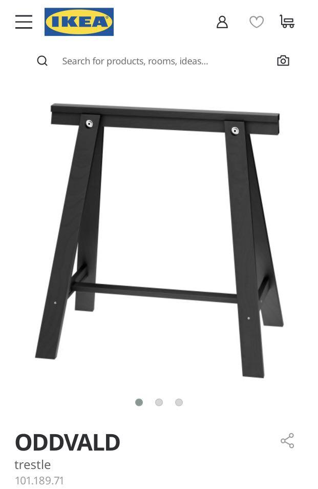 IKEA Gerton Solid Wood Table Set, Furniture & Home Living, Furniture