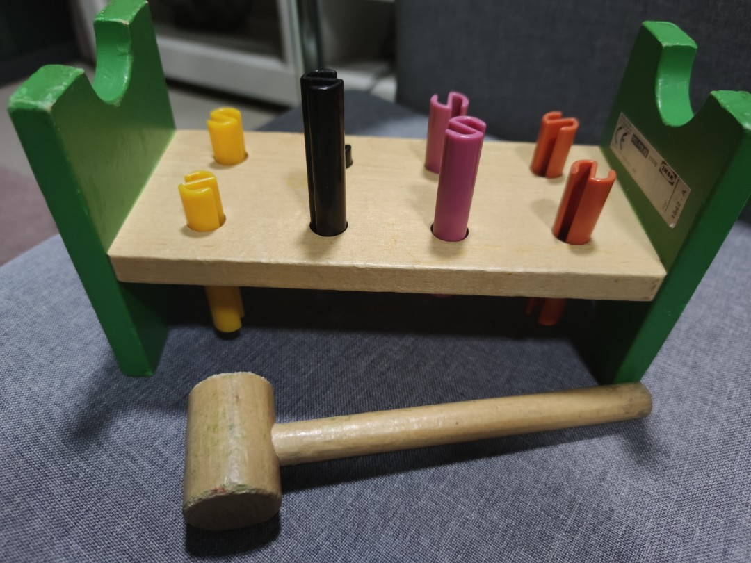 Ikea top hammer toy