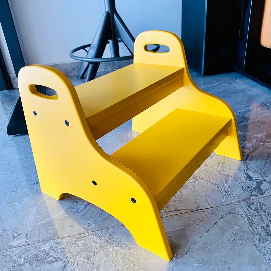 IKEA Step Stool (Yellow), Babies & Kids, Baby Nursery & Kids Furniture