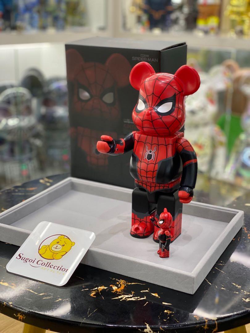 Pre-Order] BE@RBRICK x Spider-Man No Way Home Upgraded Suit 100 ...