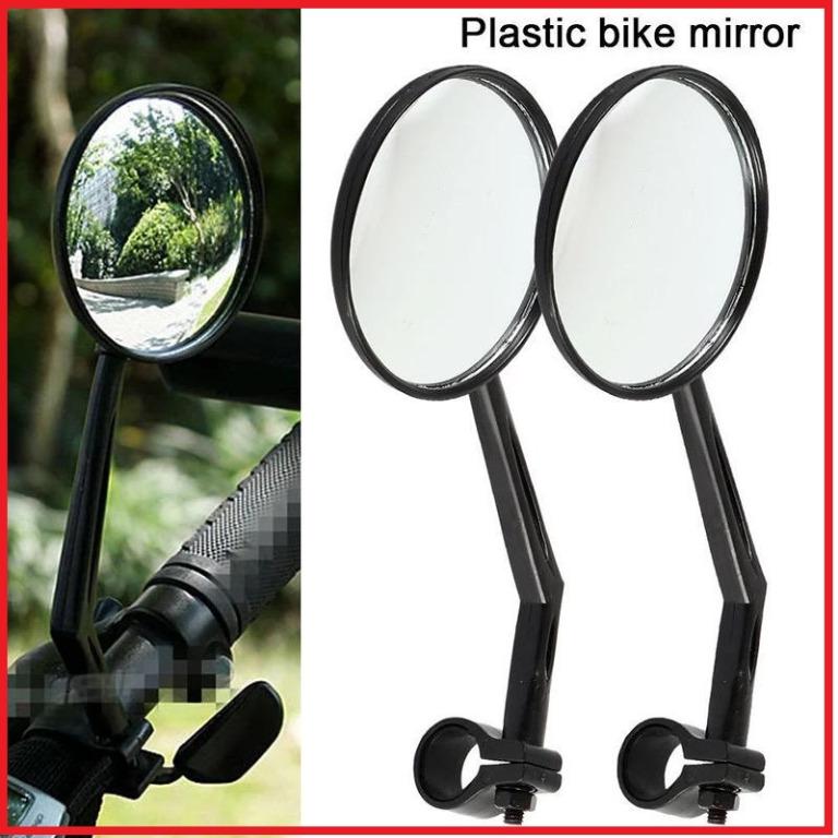 In Stock Bicycle Mirror Bicycle Accessories Handlebar Rearview Mirror Rotate Wide angle For MTB Road Bike Cycling Accessories Sports Equipment Bicycles Parts Parts Accessories on Carousell