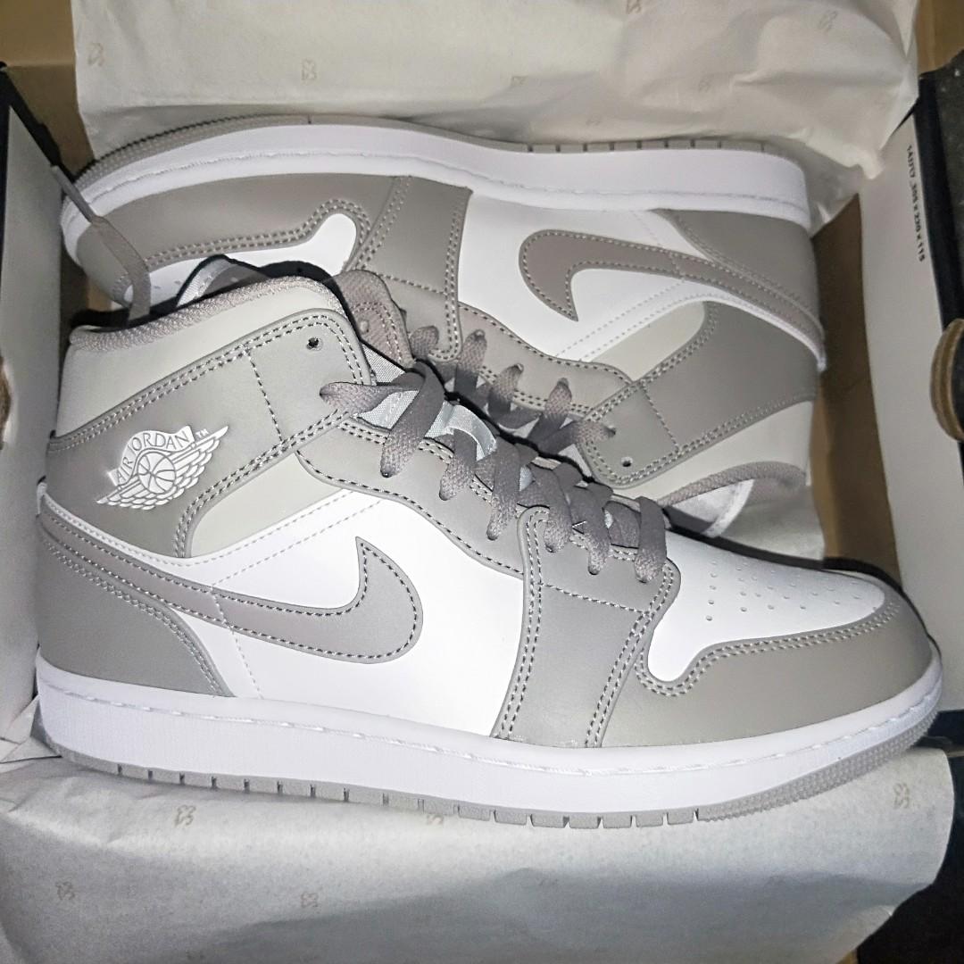 Nike air jordan 1 mid light bone online