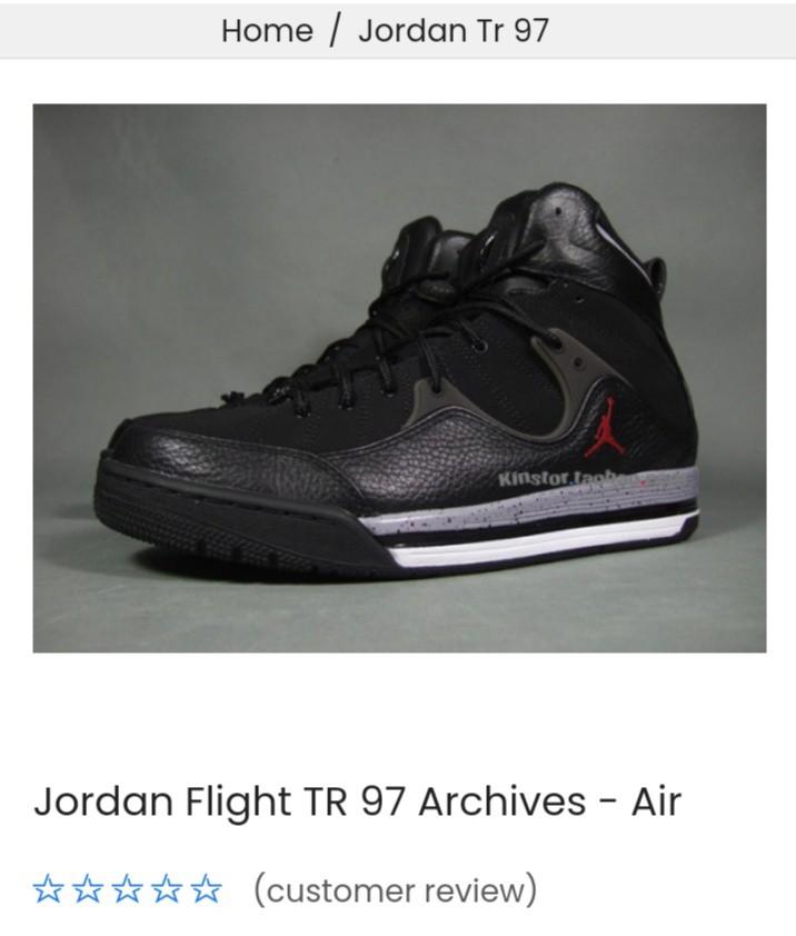 JORDAN FLIGHT TR '97: BLACK – VARSITY 
