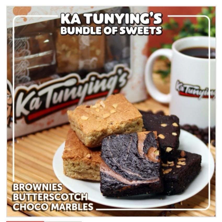 Ka Tunying's Bundle of Sweets (Category: Chilled & Frozen Food) located in Marikina City. Submitted by dclutterist (Listing ID 1135431665, Image 1). Description: GIFT BOX: Brownies Butterscotch Choco Marbles.