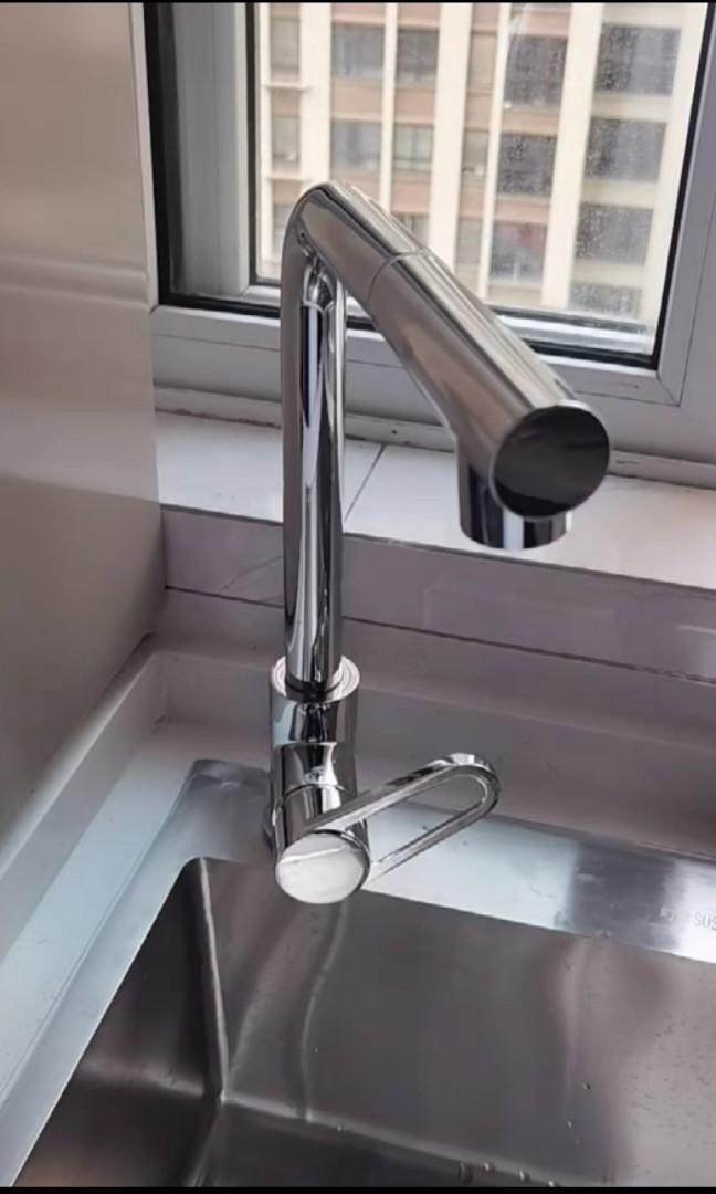 Kitchen Sink Faucet Retractable, Furniture & Home Living, Bathroom