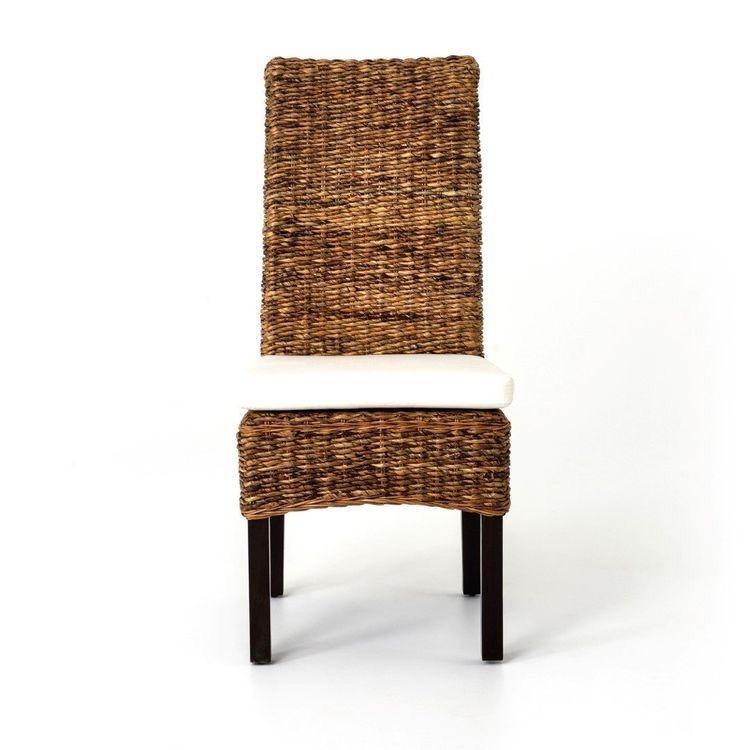 Kursi Makan Rotan/Rattan Dining Chair +Cushion. SISA EKSPOR! MURAH
