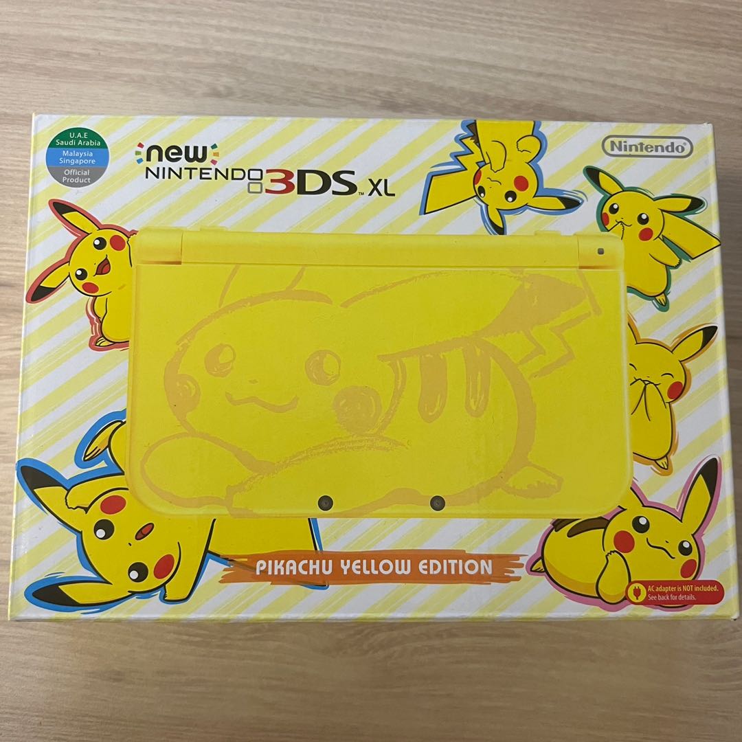 latest nintendo 3ds XL Pikachu yellow edition, Video Gaming, Video Game