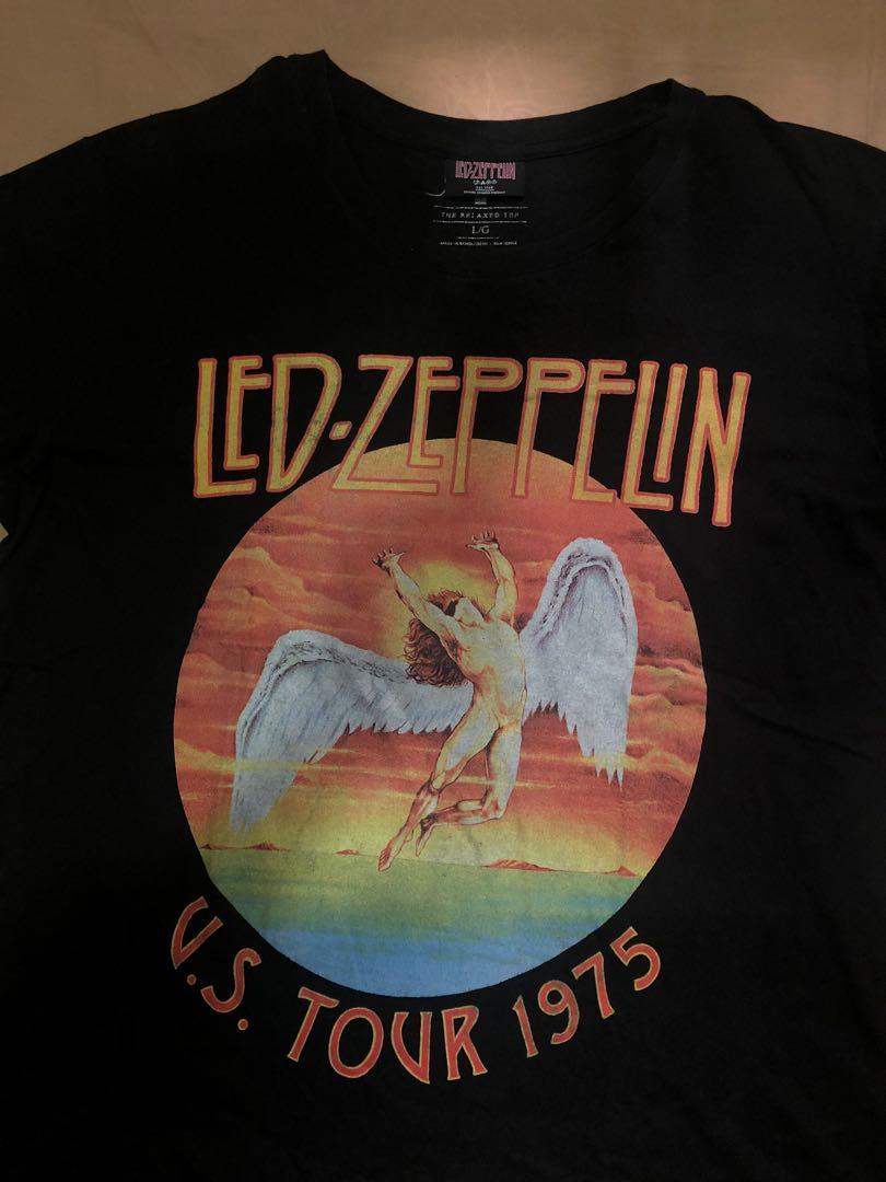 Led zeppelin t shirt original, Fesyen 