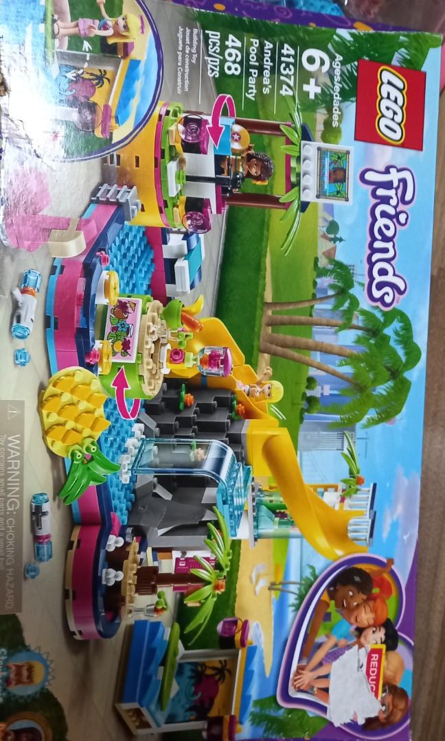 Lego friends pool online party set