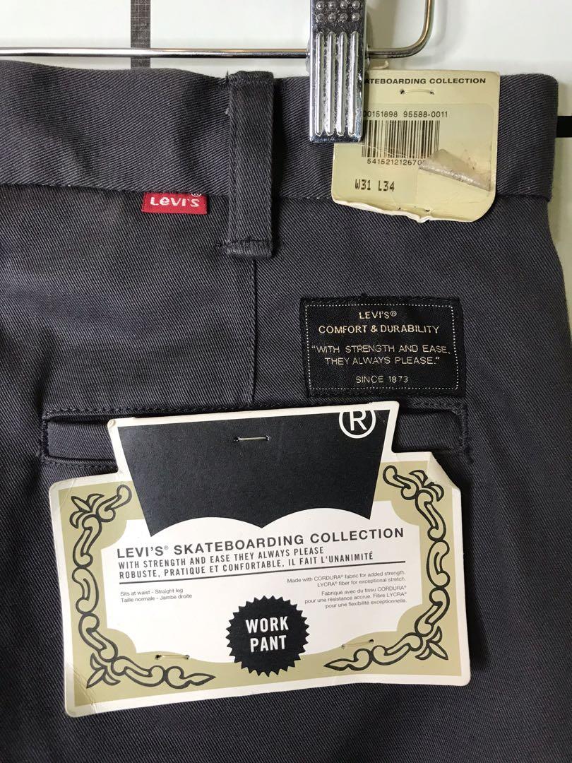 teenager Monograph Bare LEVIS skateboarding collection work pants, Men's Fashion, Bottoms, Chinos  on Carousell