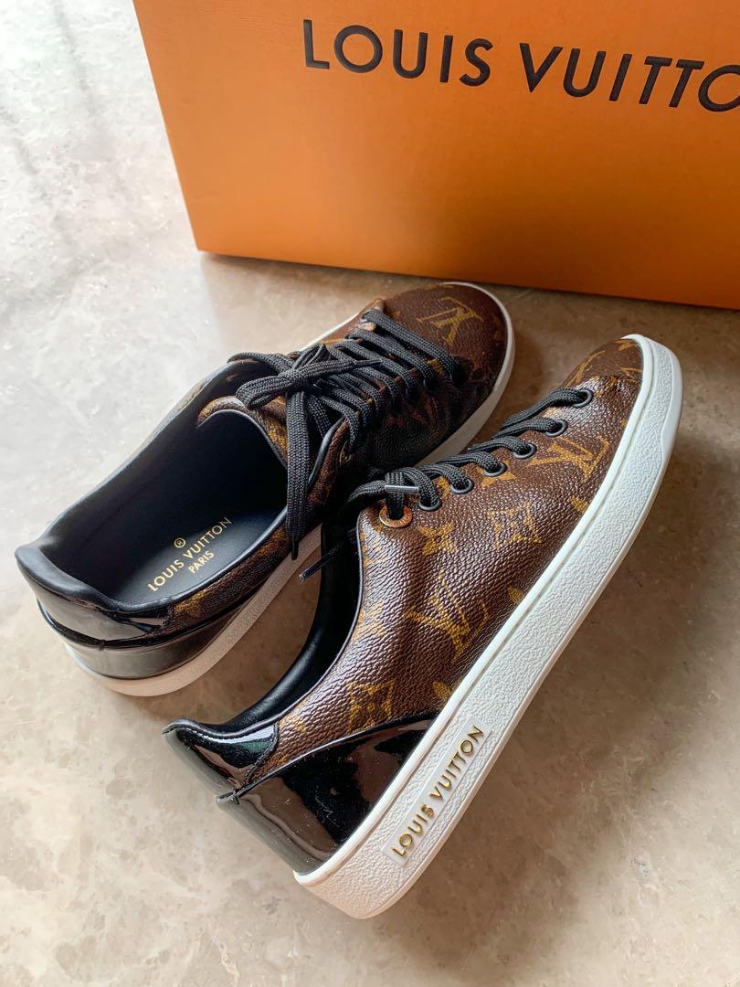 Louis Vuitton 1AB1U8 FRONTROW Sneaker, Orange, 37