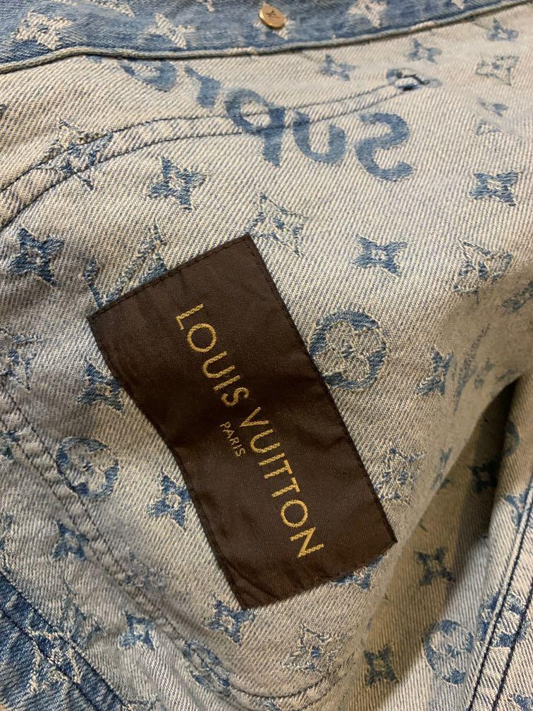 Louis Vuitton × Supreme Jacket Size 50 Denim Blue, Luxury, Apparel on  Carousell