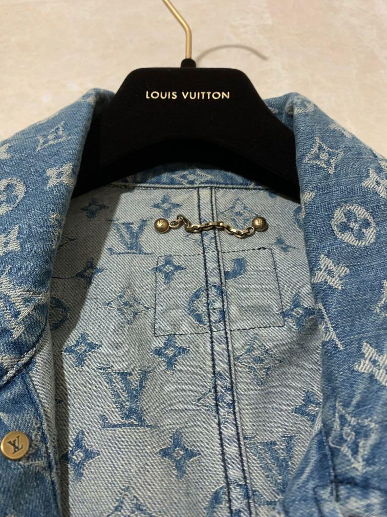 Supreme And Louis Vuitton Jean Jacket