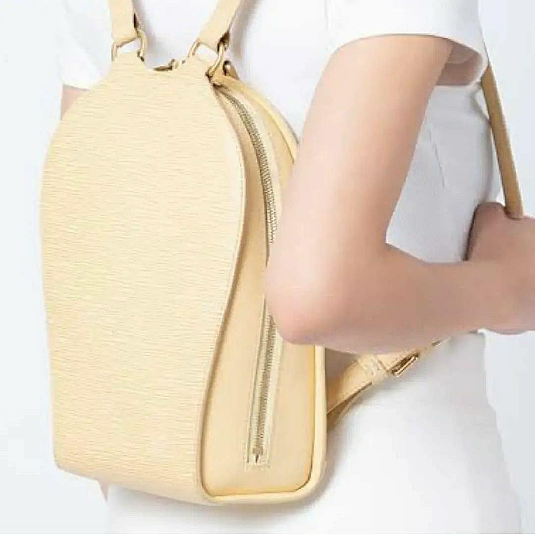 tas backpack Louis Vuitton Mabillon Backpack Creme Epi Leather