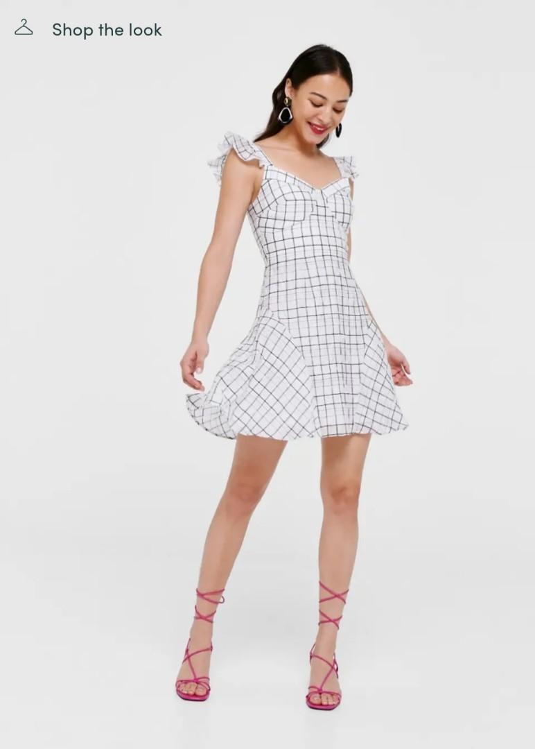 Love Bonito Chelsea Flutter Sleeve A Line Dress Size M Women S Fashion Clothes Dresses On Carousell
