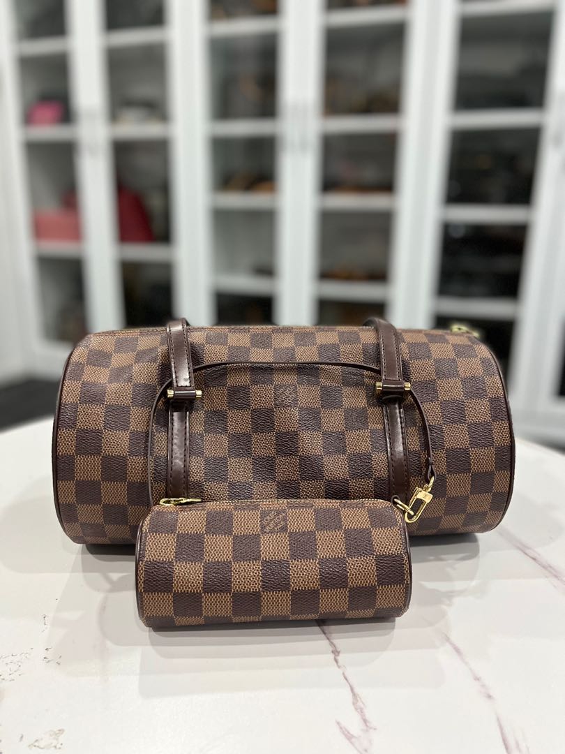 LOUIS VUITTON LOUIS VUITTON Papillon PM Hand bag N51304 Damier canvas Brown  Used N51304｜Product Code：2107600846200｜BRAND OFF Online Store