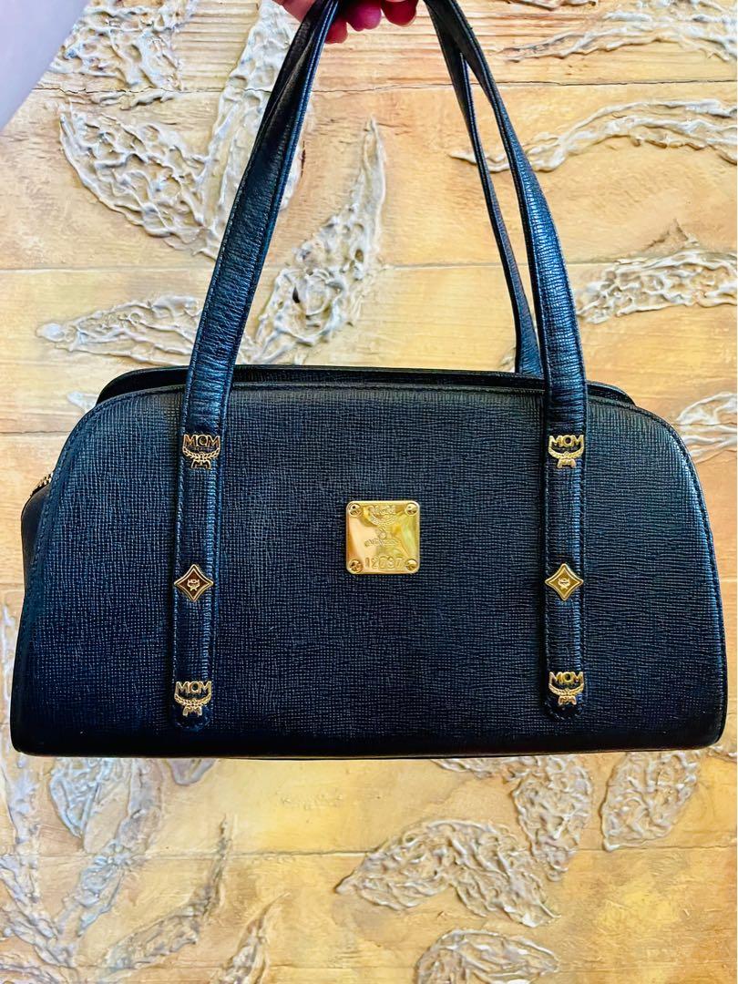 MCM Handbag (Category: Luxury Bags & Wallets) located in Muntinlupa City. Submitted by phbudgetluxuryfinds (Listing ID 1135301406, Image 1). Description: Authentic Hardware still glossy and gold and With protective plastic in the interior plate Impeccable design and leather material.